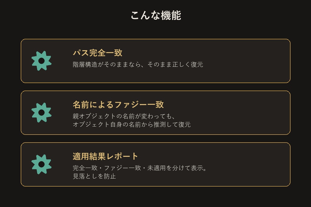 アバター改変引き継ぎツール(本体版)【Unityエディタ拡張】