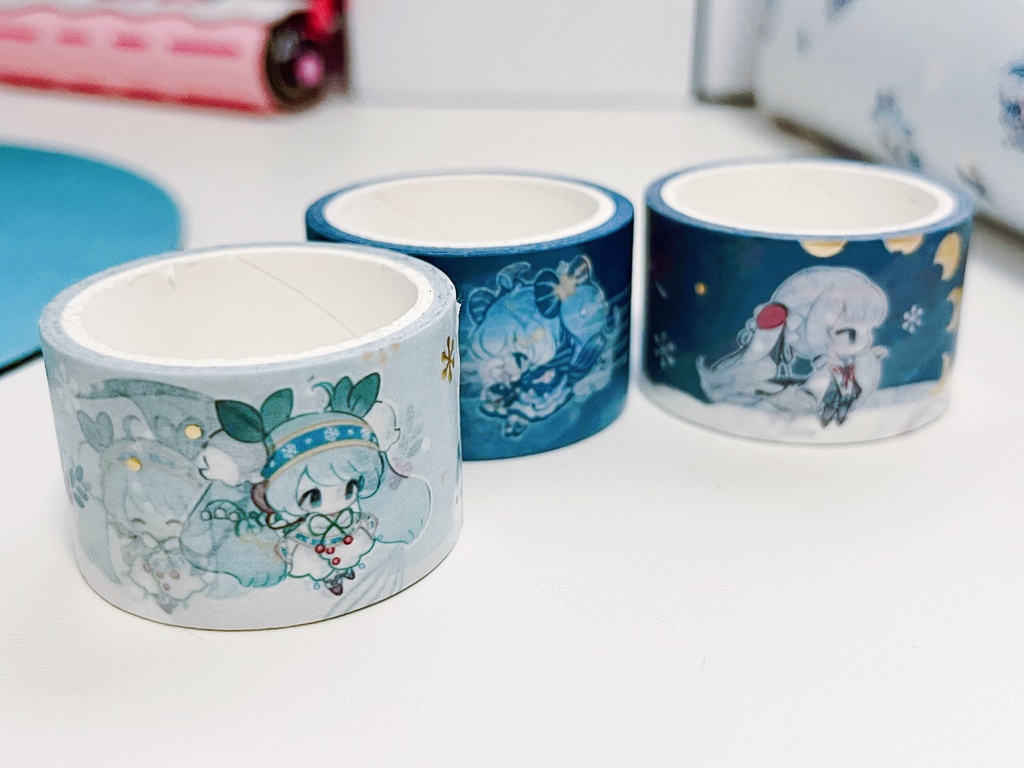 雪ミクマスキングテープ(2015・2017・2018)