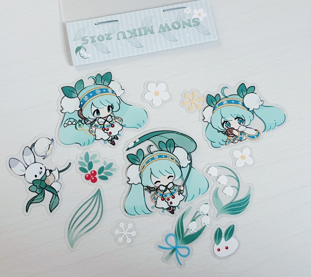 雪ミクステッカー(2015・2017・2018)