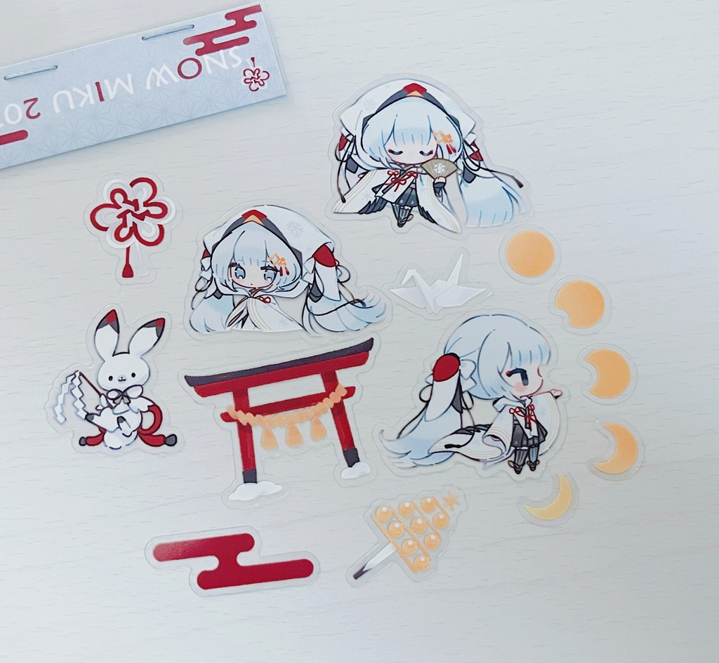 雪ミクステッカー(2015・2017・2018)