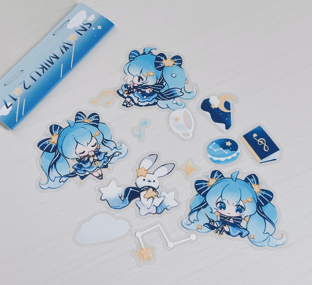 雪ミクステッカー(2015・2017・2018)