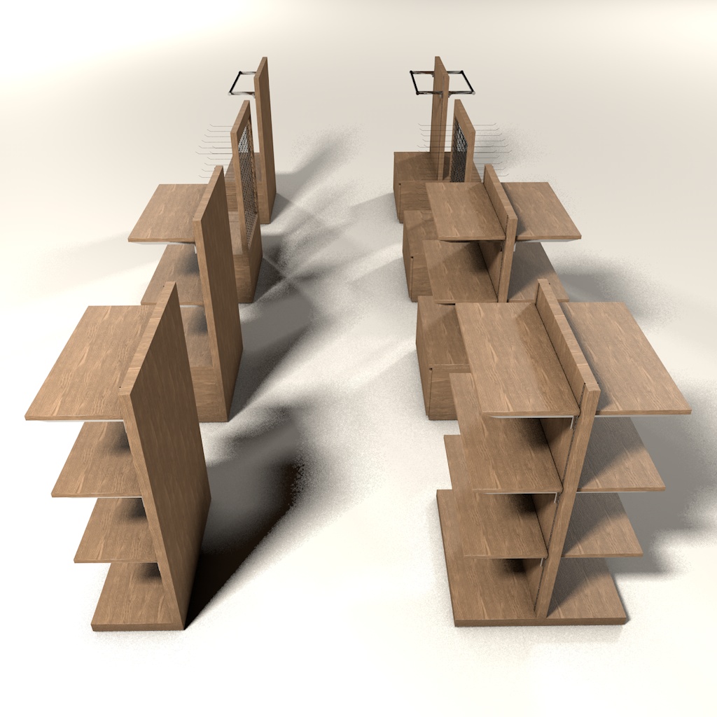 Store Display Furniture 01 - 店舗陳列什器01