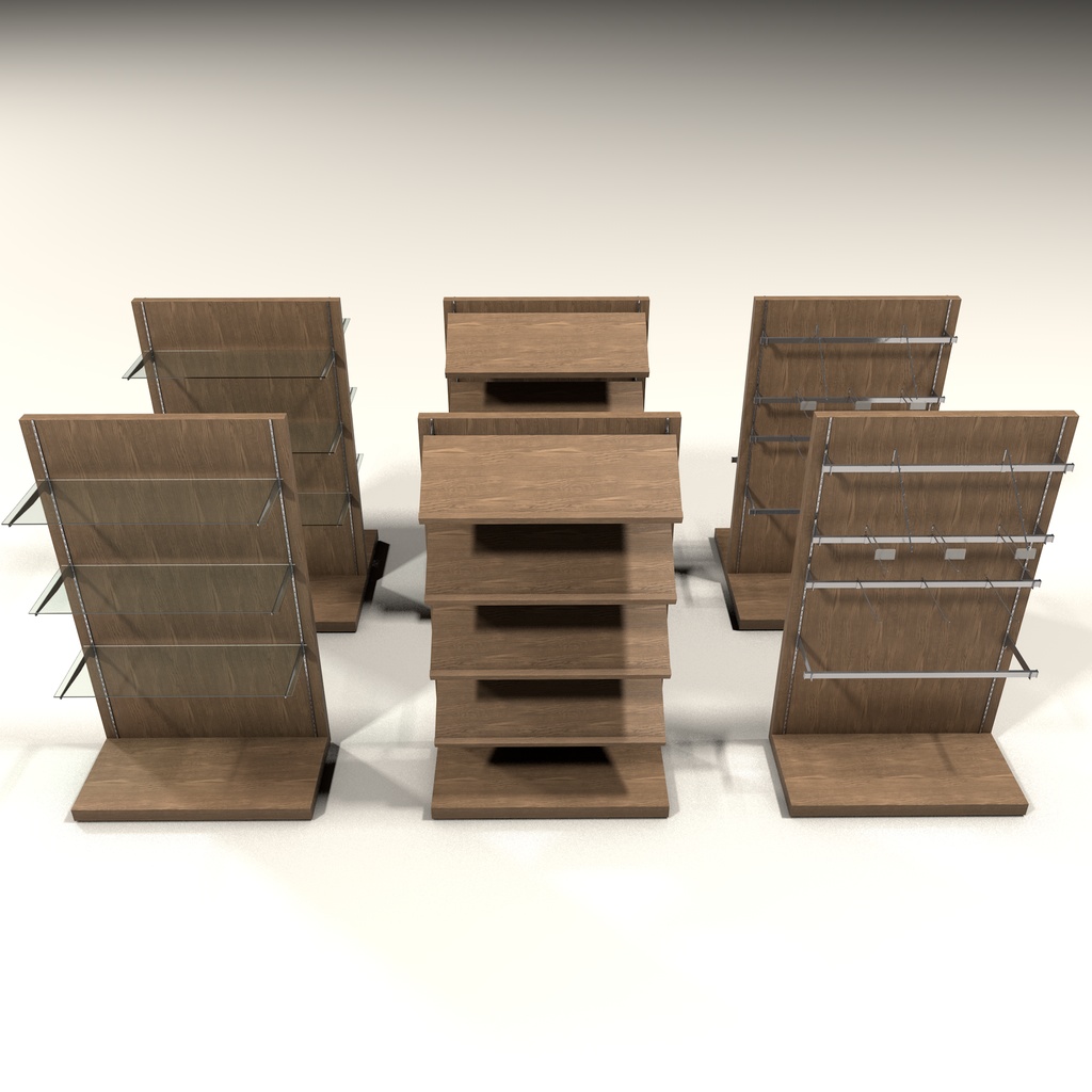 Store Display Furniture 02 - 店舗陳列什器02