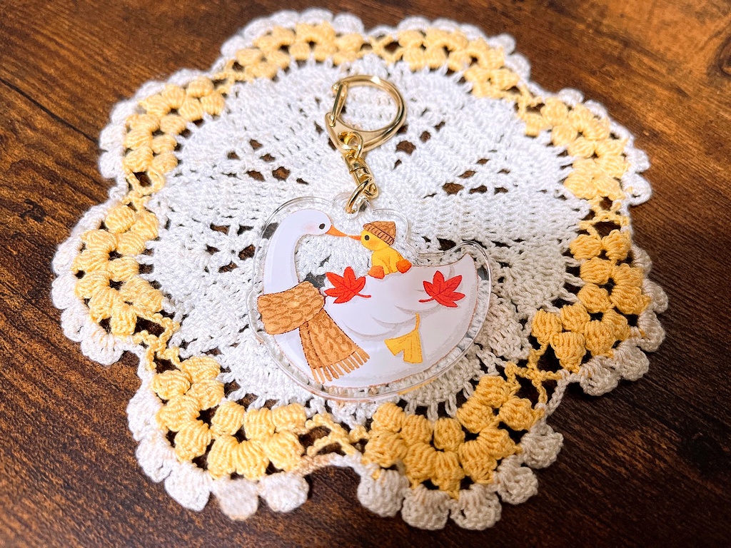 「Duck×Autumn」アクリルキーホルダー