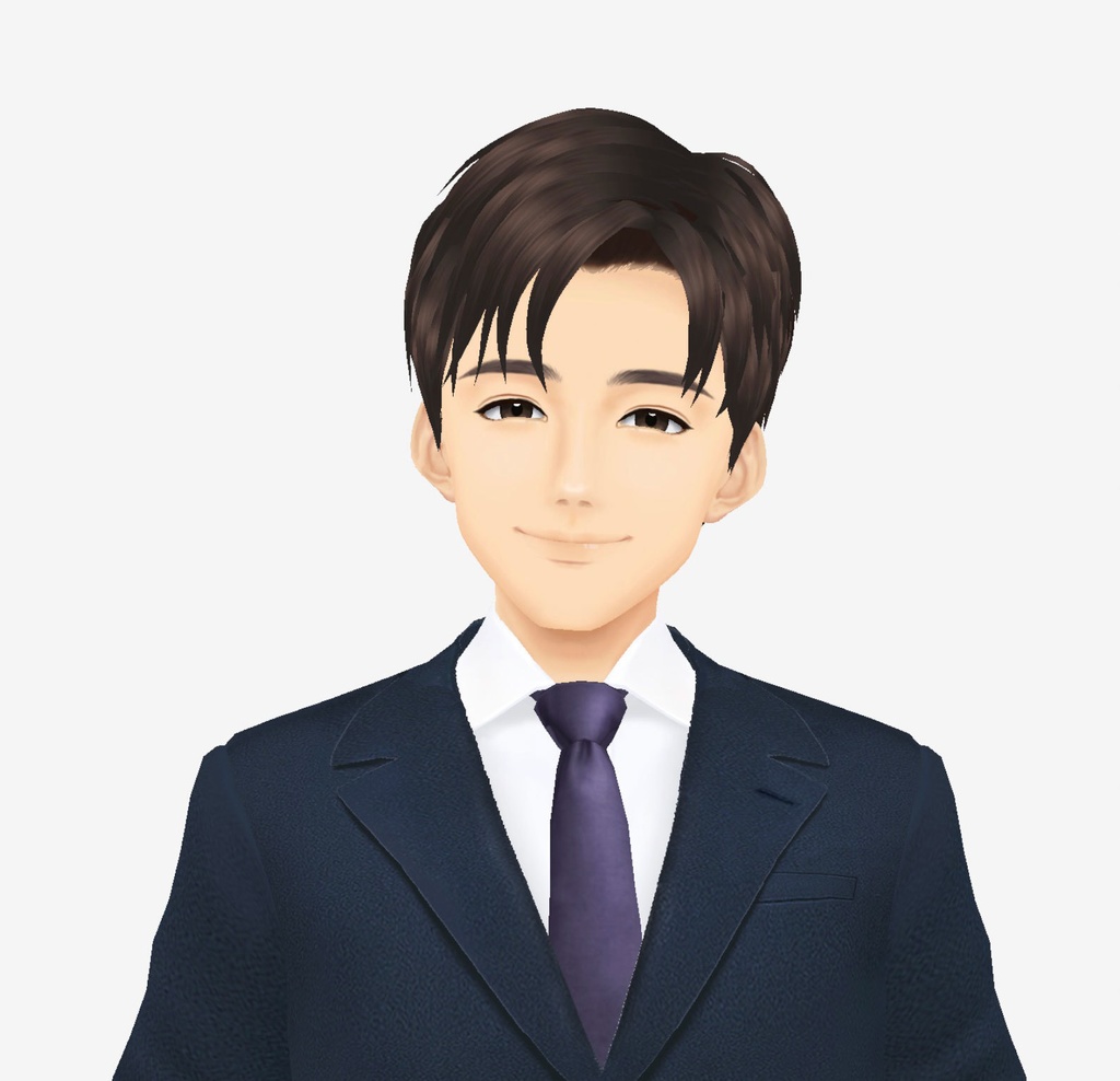 無料!とうまB_3Dビジネスアバター