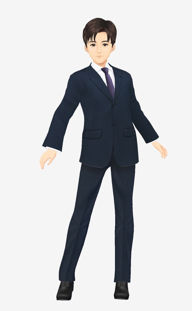 無料!とうまB_3Dビジネスアバター