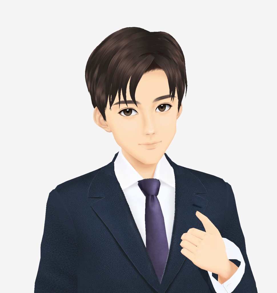 無料!とうまB_3Dビジネスアバター