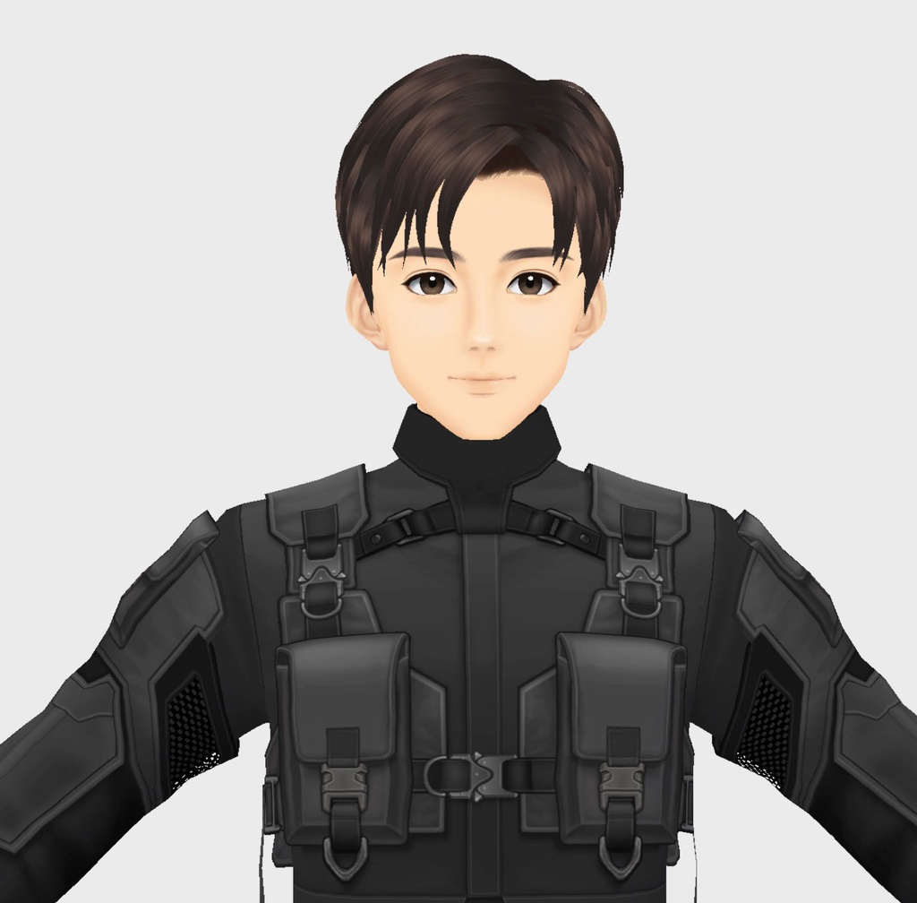 無料!とうまD_3Dビジネスアバター