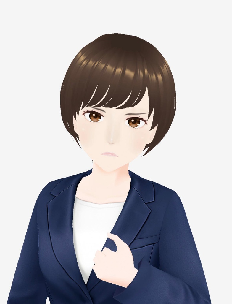 ひなた_ショート_3Dビジネスアバター