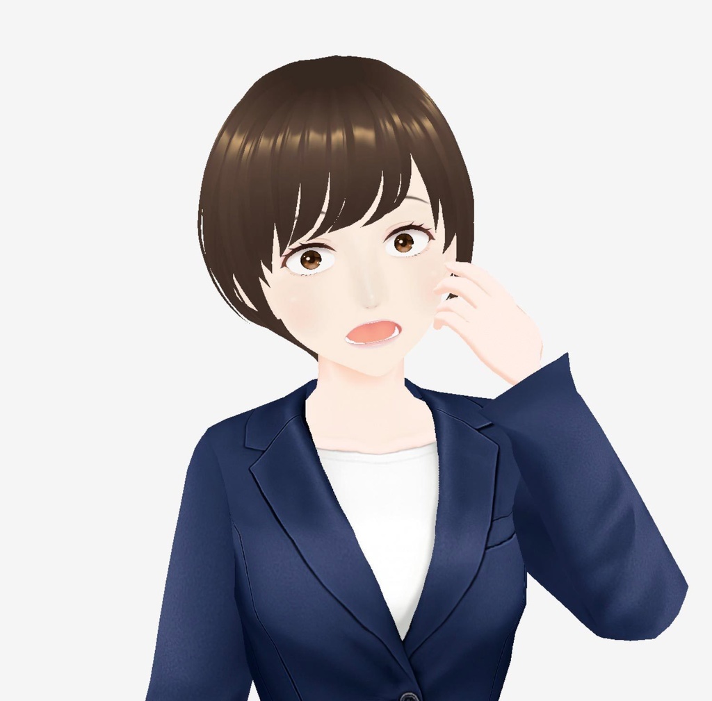 ひなた_ショート_3Dビジネスアバター