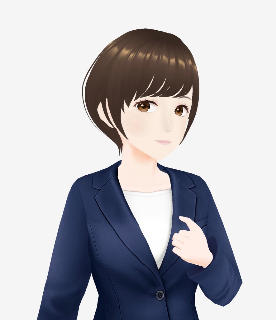 ひなた_ショート_3Dビジネスアバター