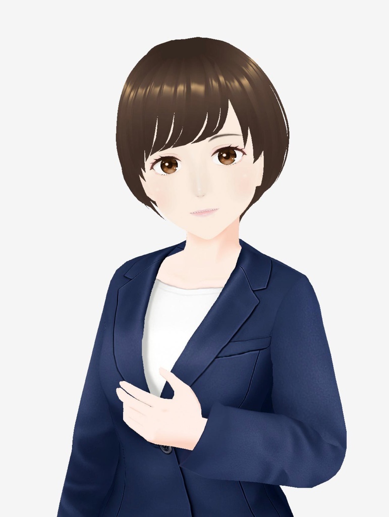 ひなた_ショート_3Dビジネスアバター