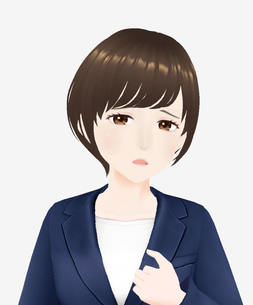 ひなた_ショート_3Dビジネスアバター