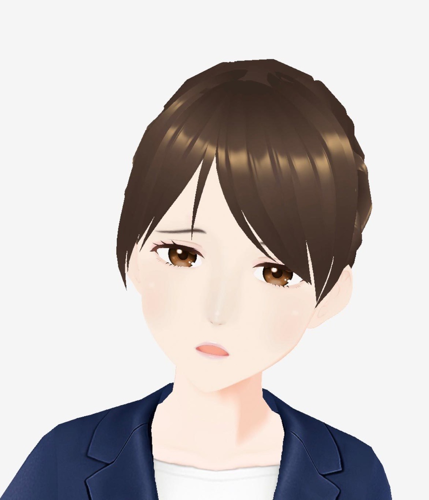 ひなた_シニヨン_3Dビジネスアバター
