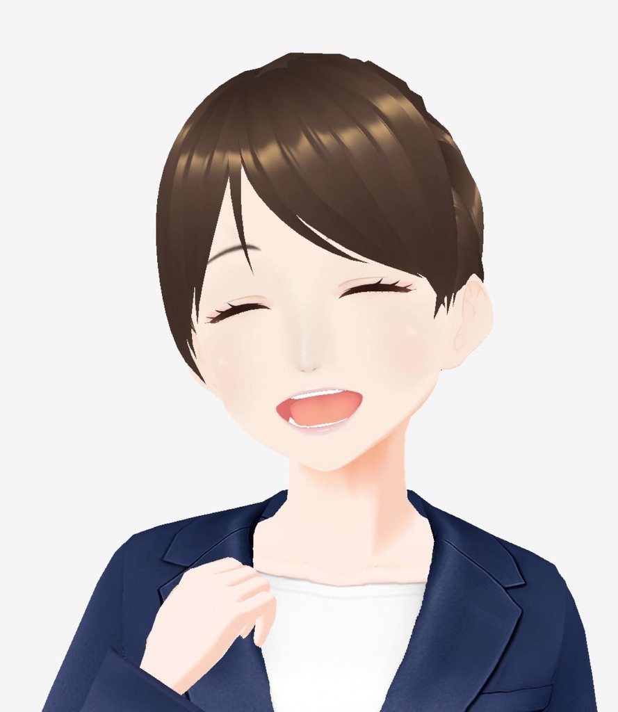 ひなた_シニヨン_3Dビジネスアバター