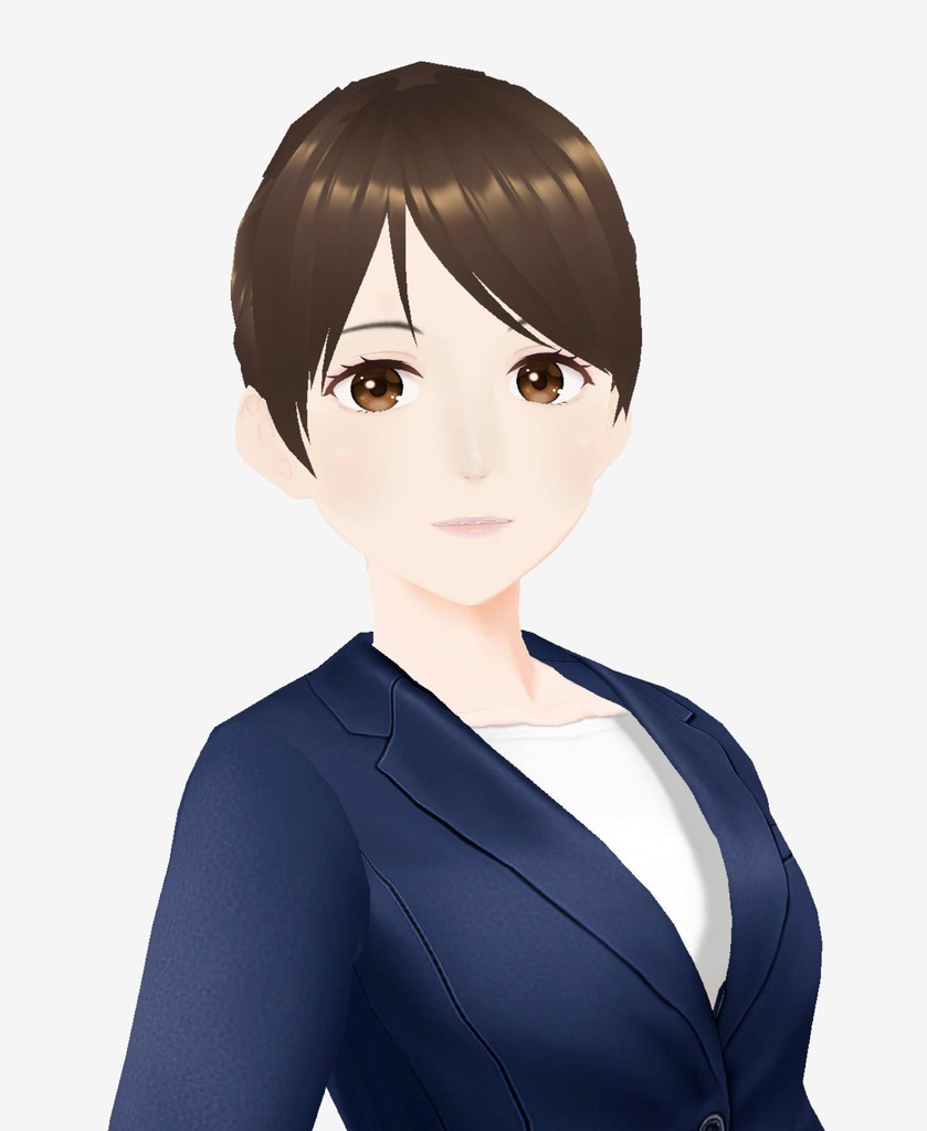 ひなた_シニヨン_3Dビジネスアバター
