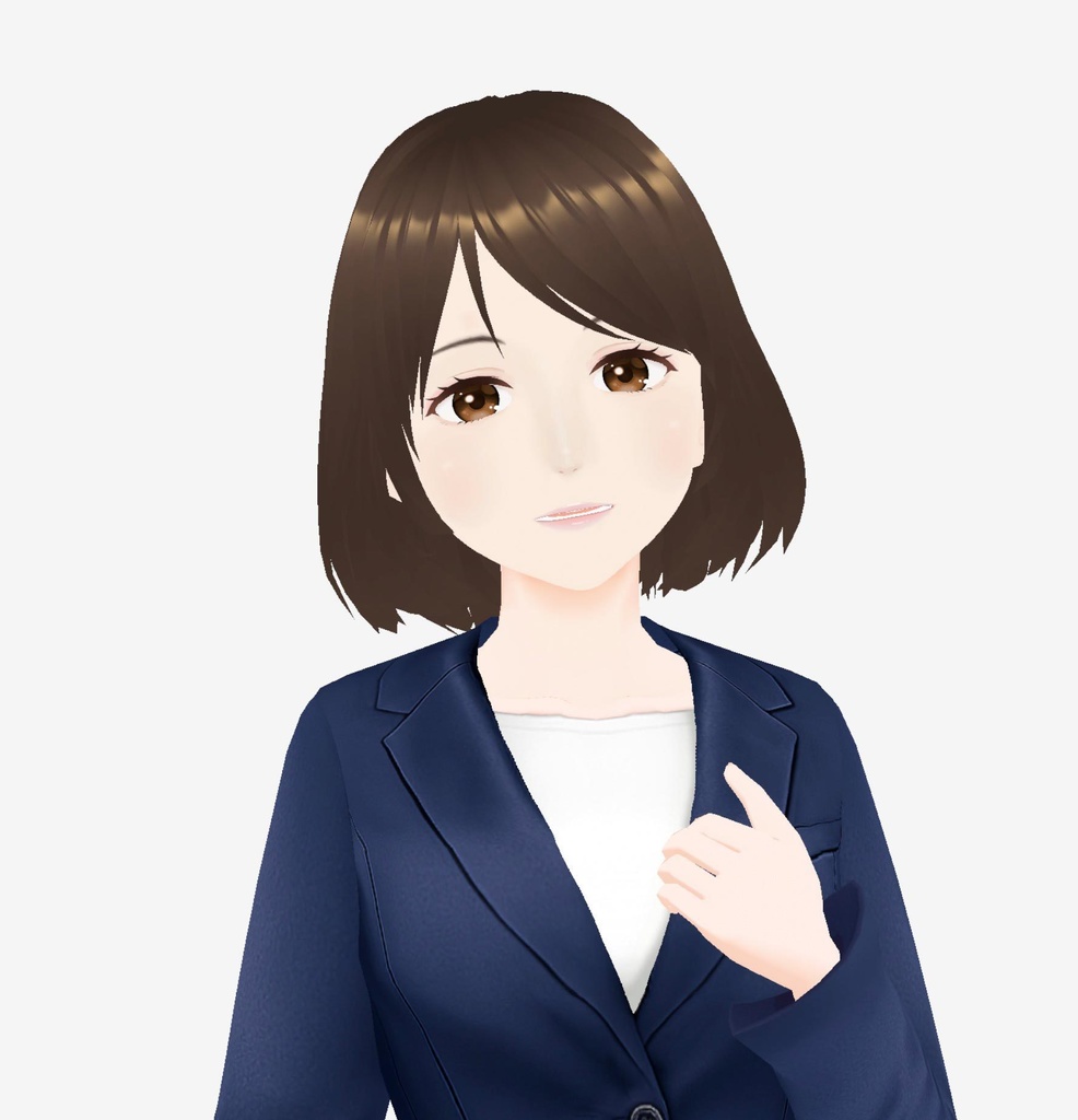 ひなた_ボブ_3Dビジネスアバター