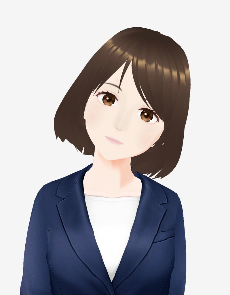 ひなた_ボブ_3Dビジネスアバター