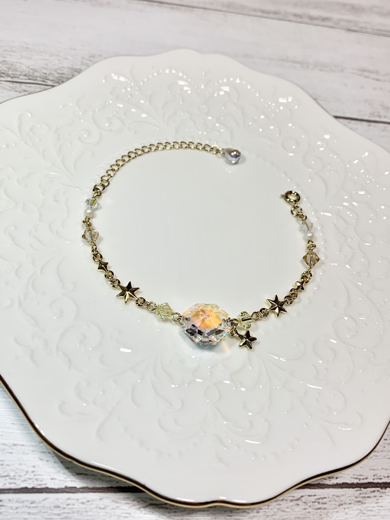 星の煌めきブレスレット