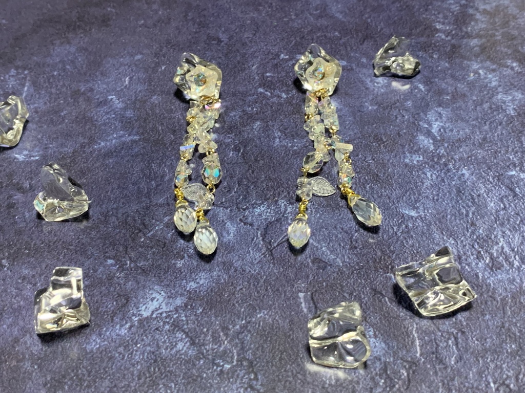 氷花シリーズ ピアス