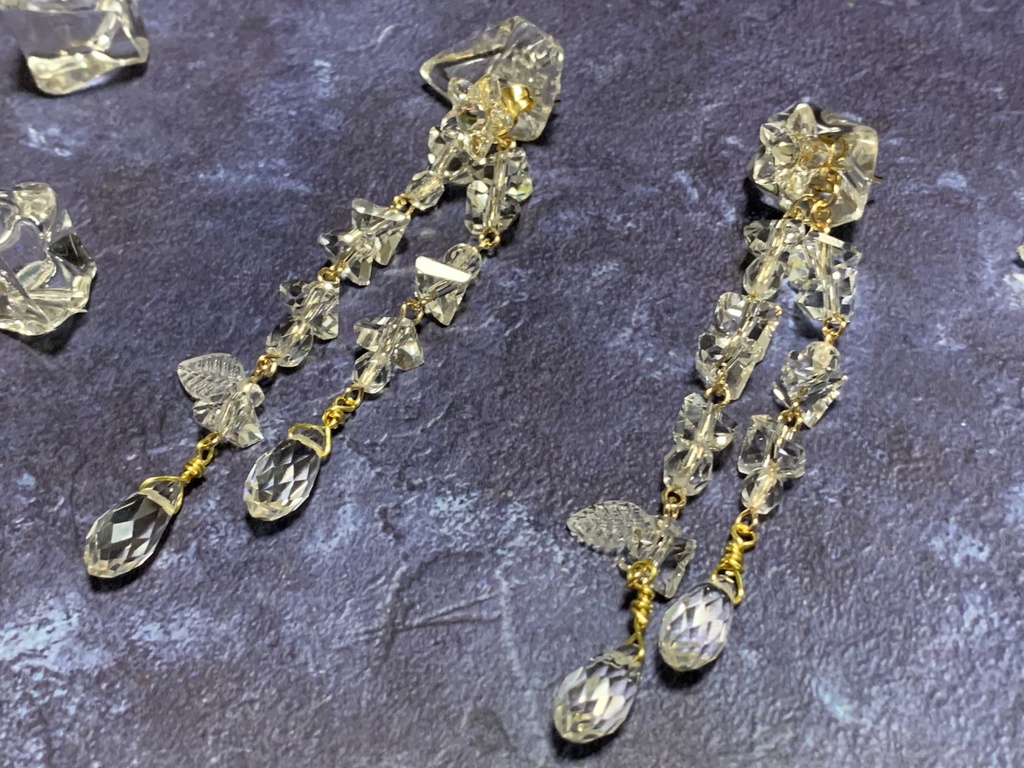 氷花シリーズ ピアス