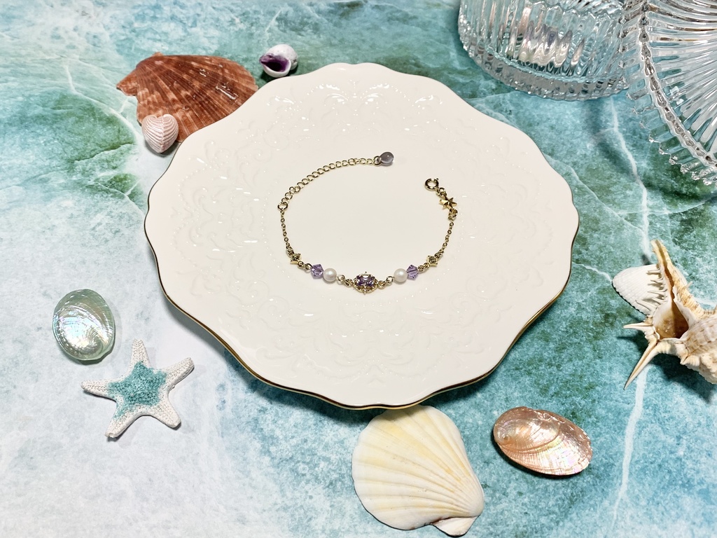 マーメイドフラワーブレスレット