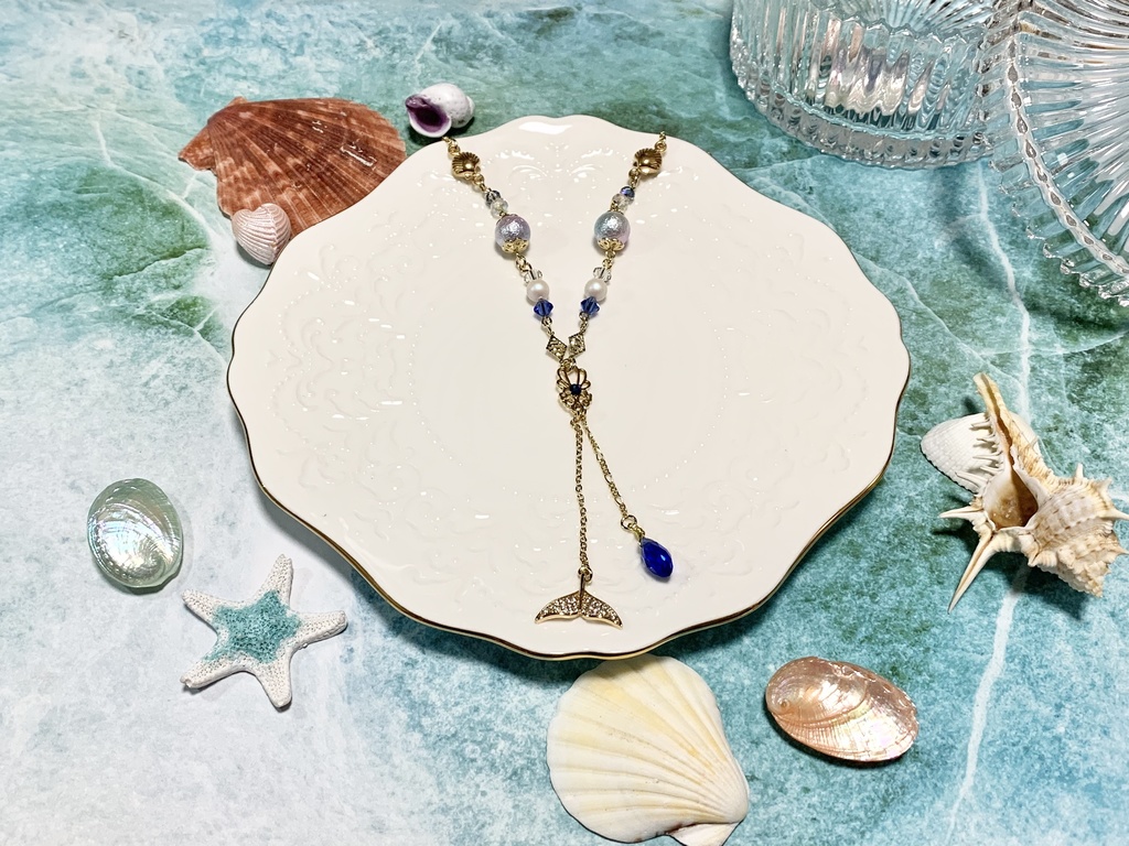 マーメイドY字ネックレス