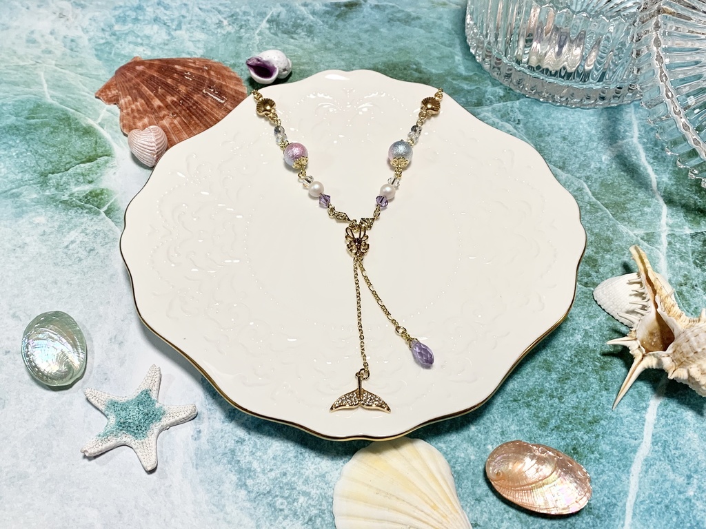 マーメイドY字ネックレス