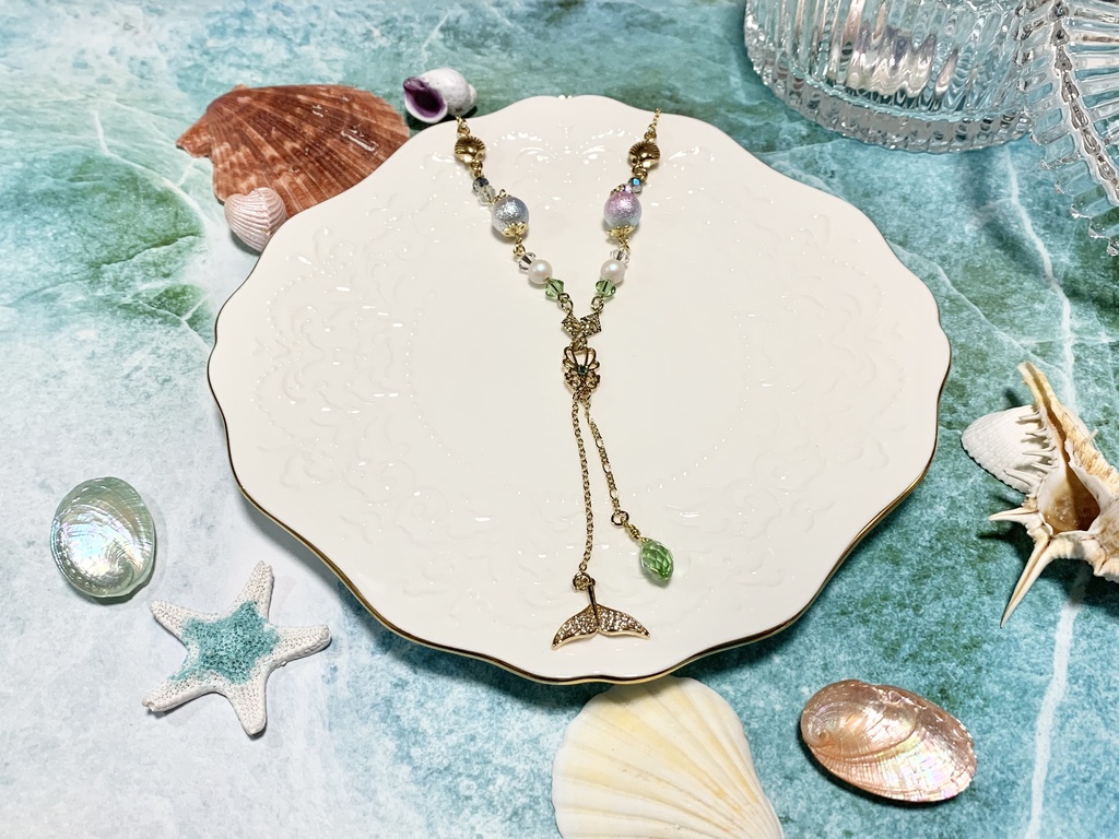 マーメイドY字ネックレス