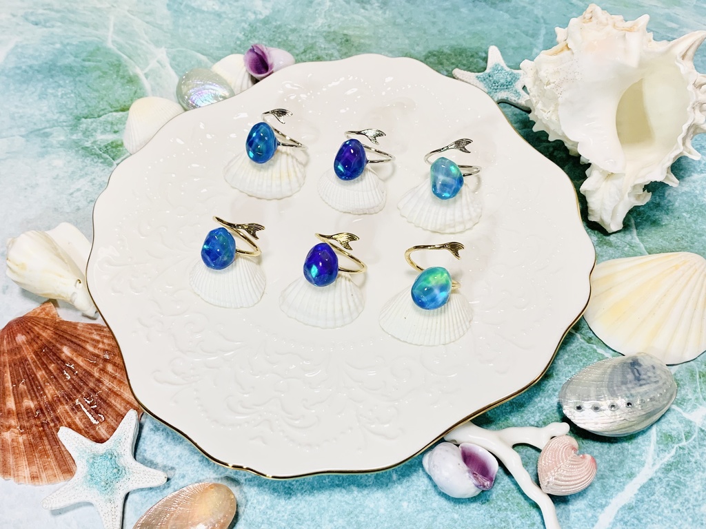 海の欠片リング