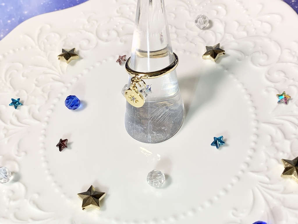 星の金貨リング