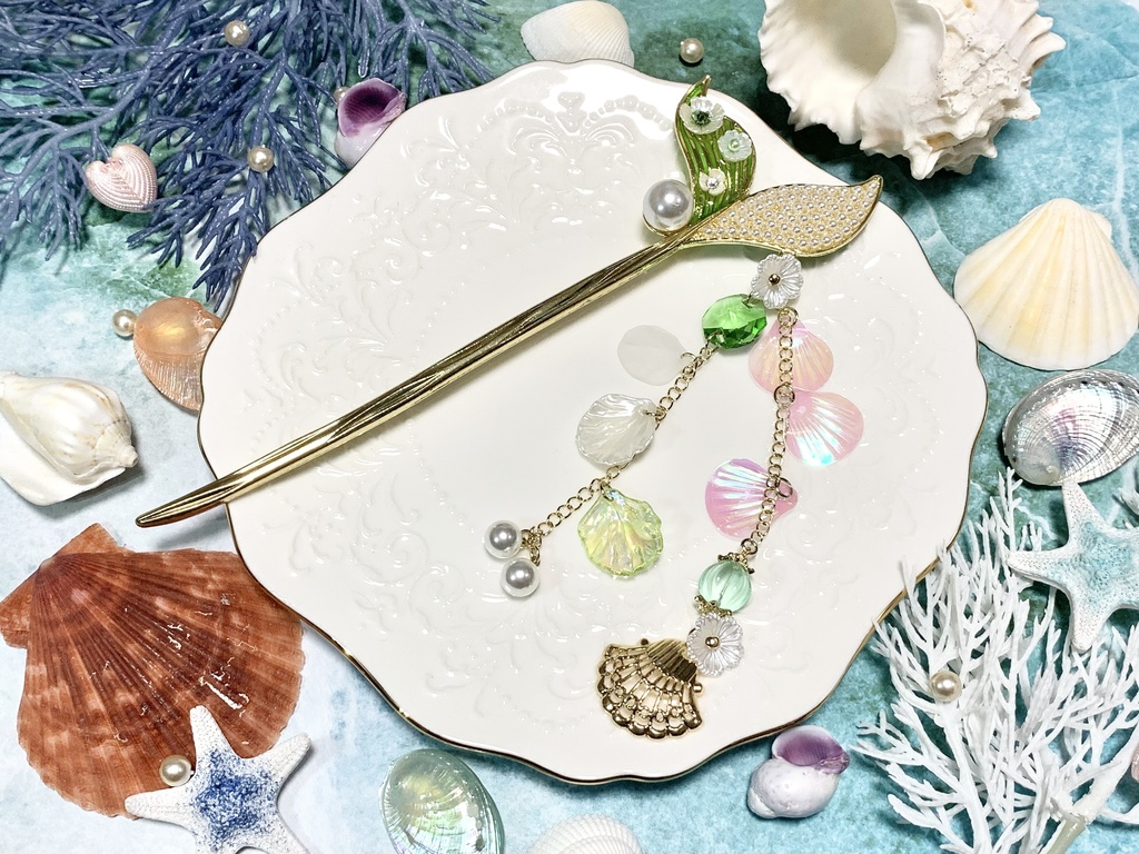 花飾りの尾ひれかんざし