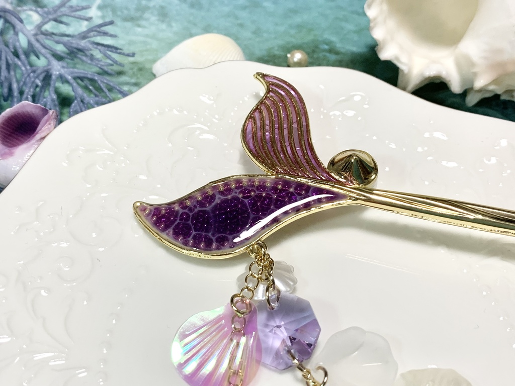 花飾りの尾ひれかんざし