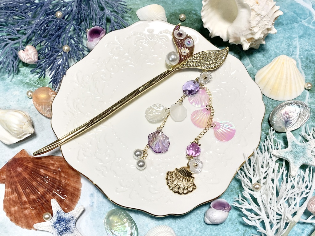 花飾りの尾ひれかんざし