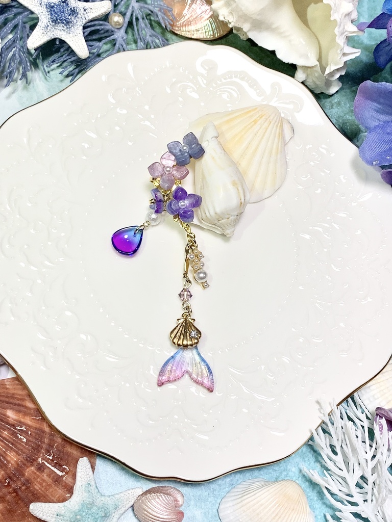 花に染まる人魚-紫陽花-