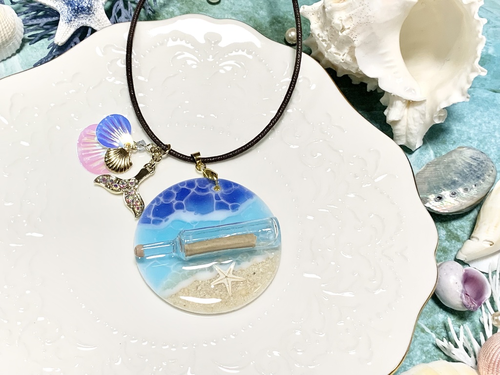 人魚からの恋文 ペンダント