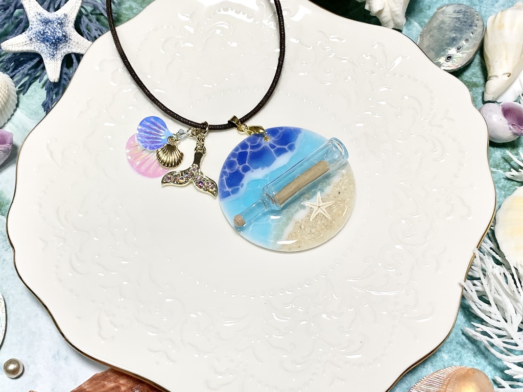 人魚からの恋文 ペンダント