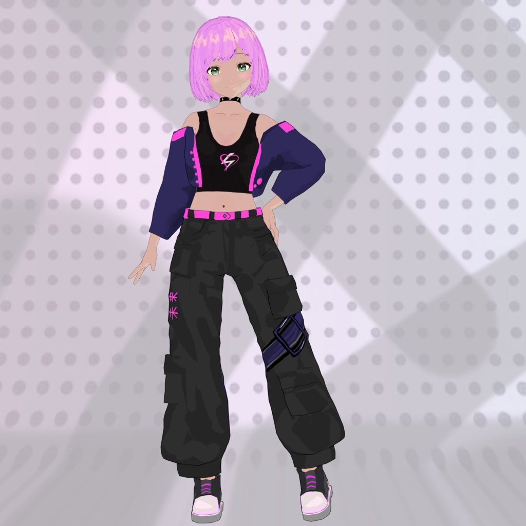 Nova V2 - サイバーパンク・テックウェア アバター / Cyberpunk Techwear Avatar