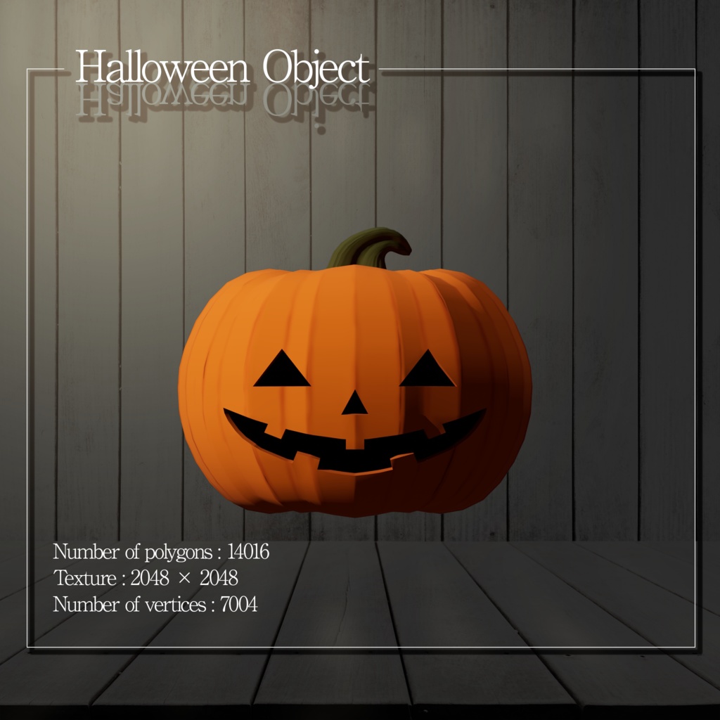 【3Dモデル】ハロウィン小物セット【VRChat向け】