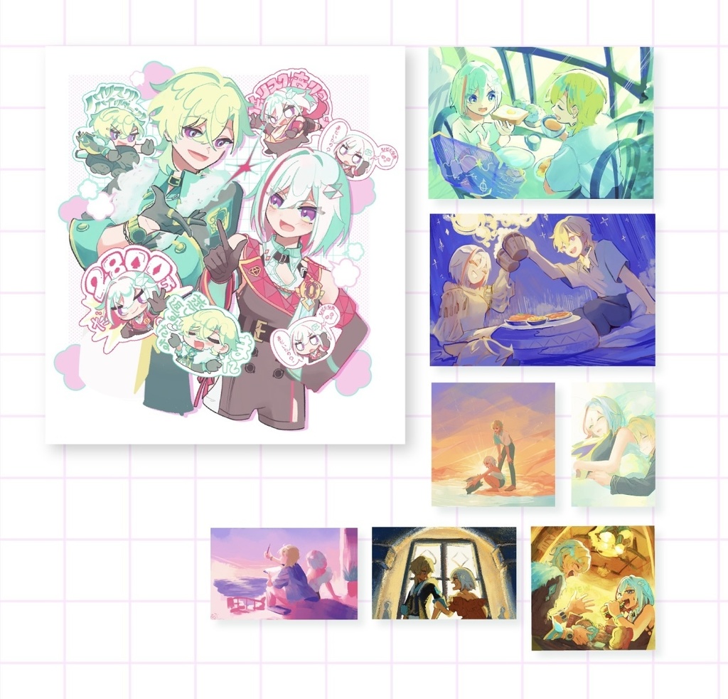 ポストカード&カードセット【ノベルティ付き】