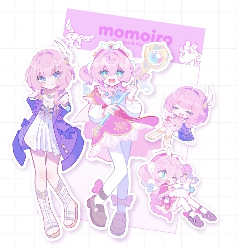 ヒアンシー&キュレネステッカー(単品・セット)