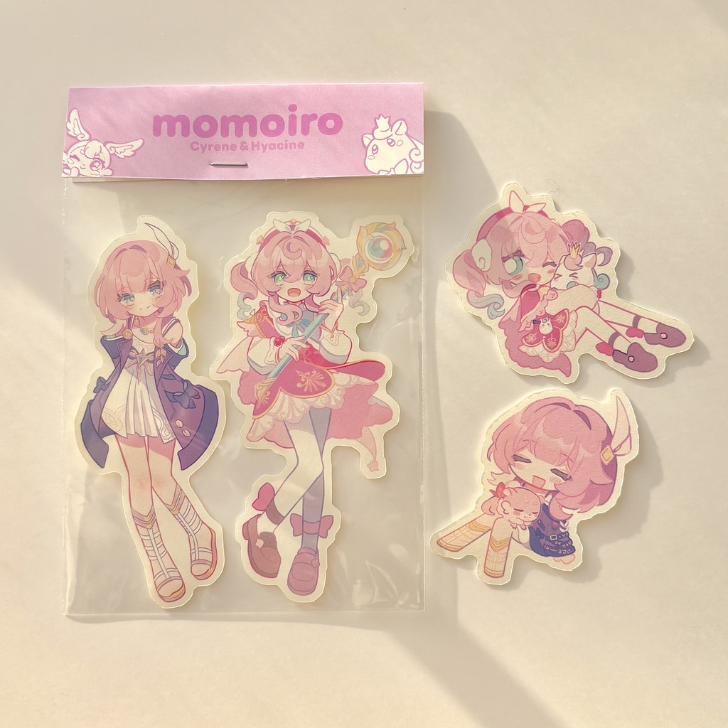 ヒアンシー&キュレネステッカー(単品・セット)