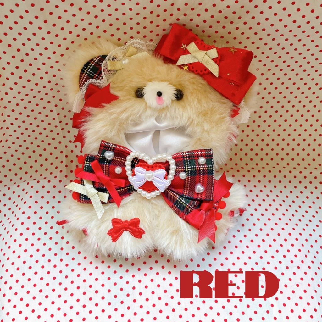 【10〜12cm】holiday bear アイボリー