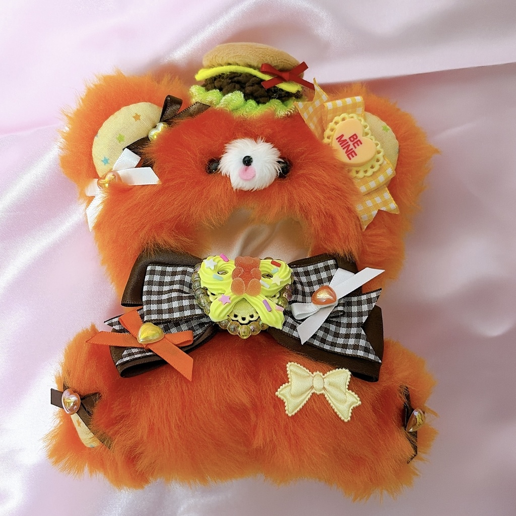 【10-12cm】hamburger bear