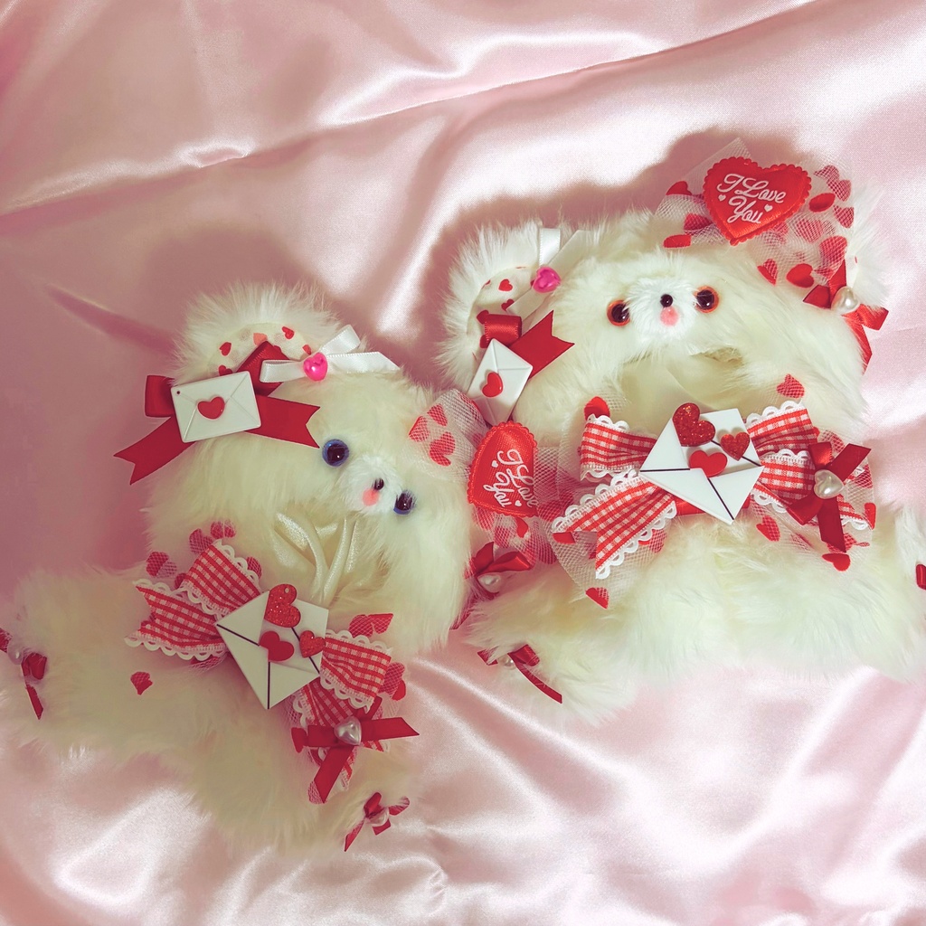 【10-12cm】love letter bear