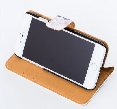 ハシビロコウ 手帳型iPhoneケース(ベルトあり)