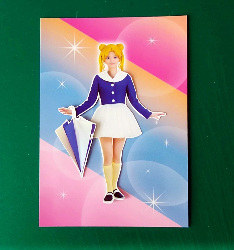 月野うさぎ着せ替えポストカード スタイリッシュセーラーズ