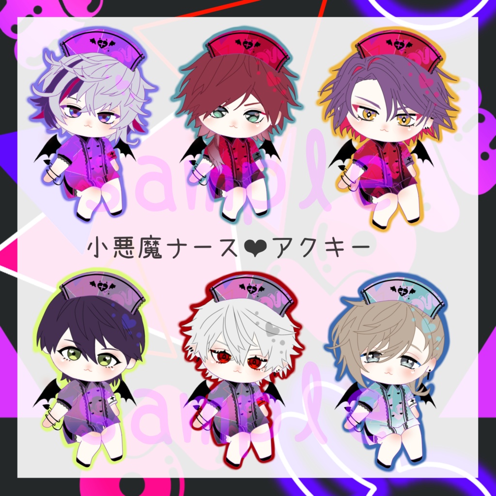 【非公式】小悪魔ナース❤︎アクキー