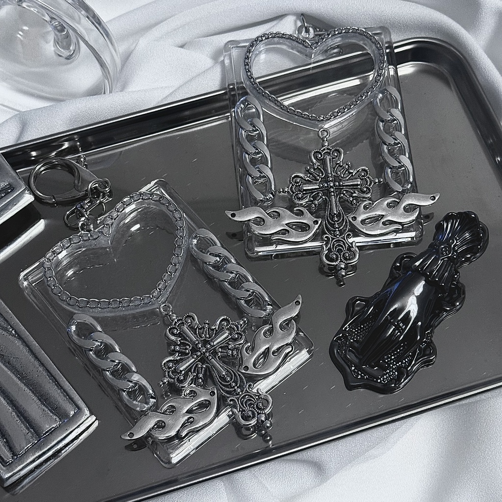 大きなハートのアベックカードキーホルダーケース