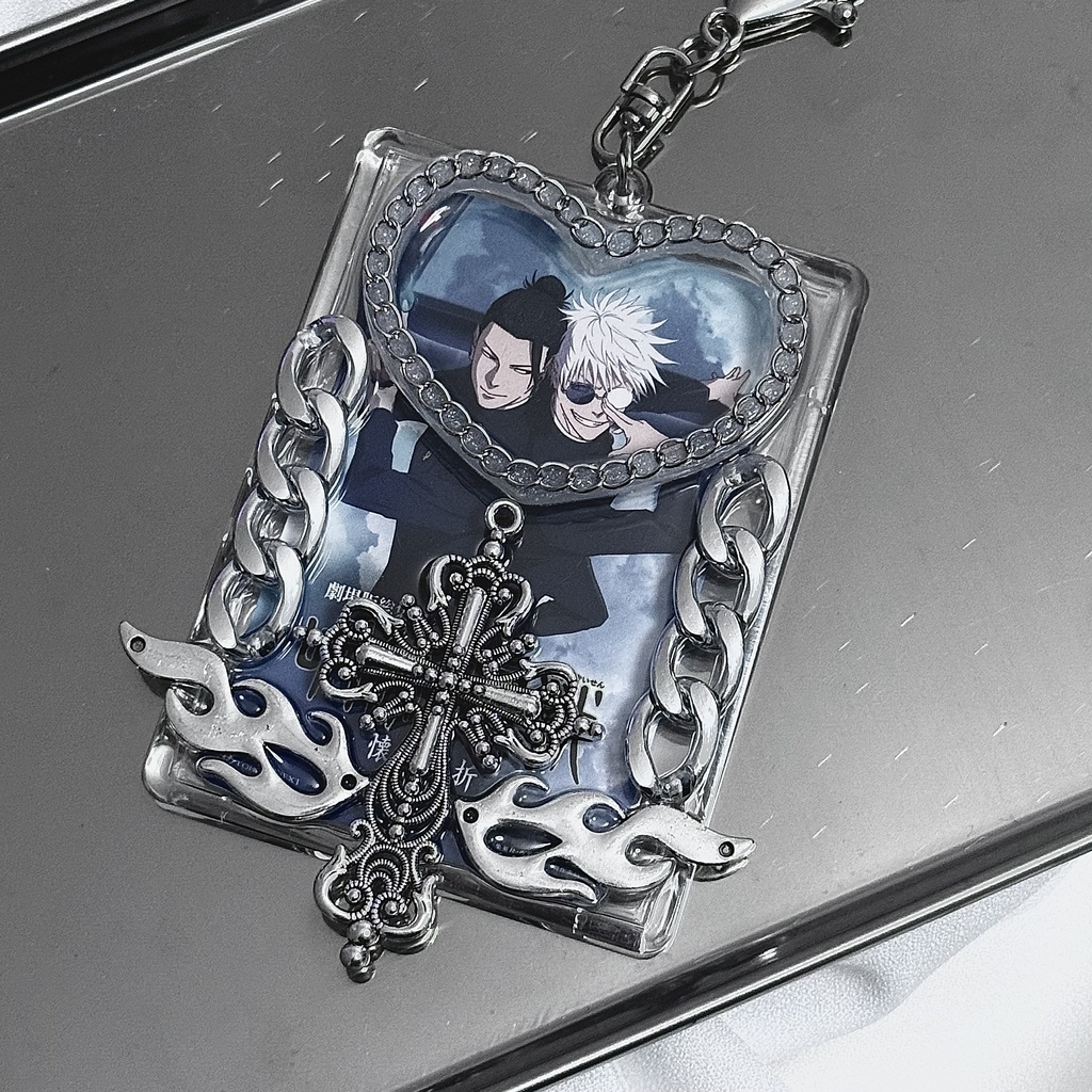 大きなハートのアベックカードキーホルダーケース